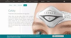 Desktop Screenshot of cefaly.com